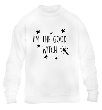 Good witch children's white sweater 12-13 Years