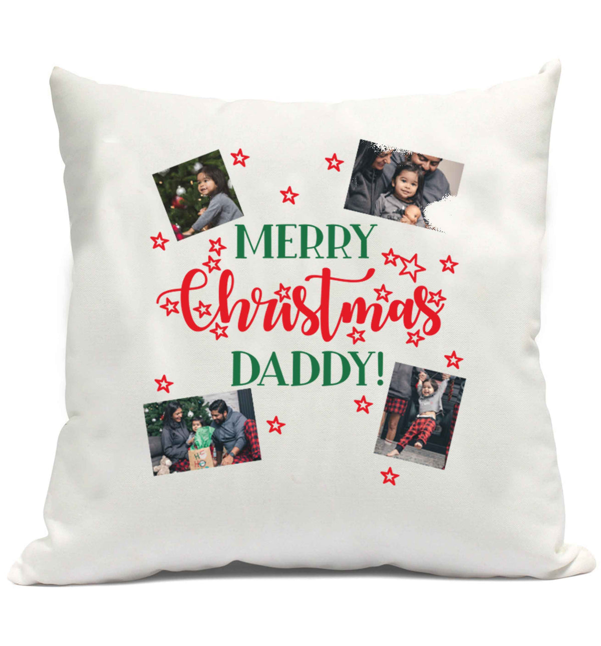 Merry Christmas daddy cushion cover and filling