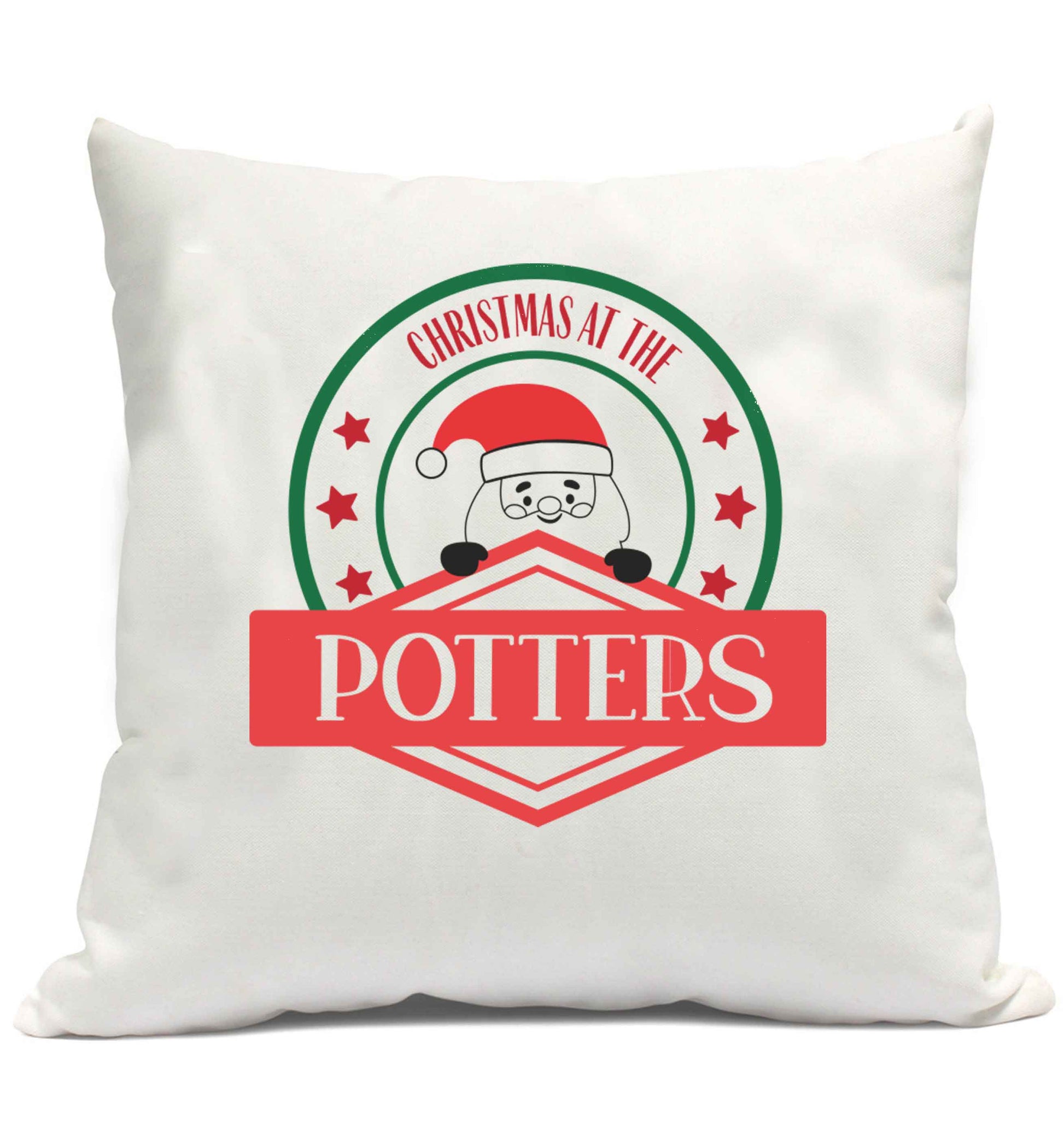 Christmas at the ... family name! cushion cover and filling