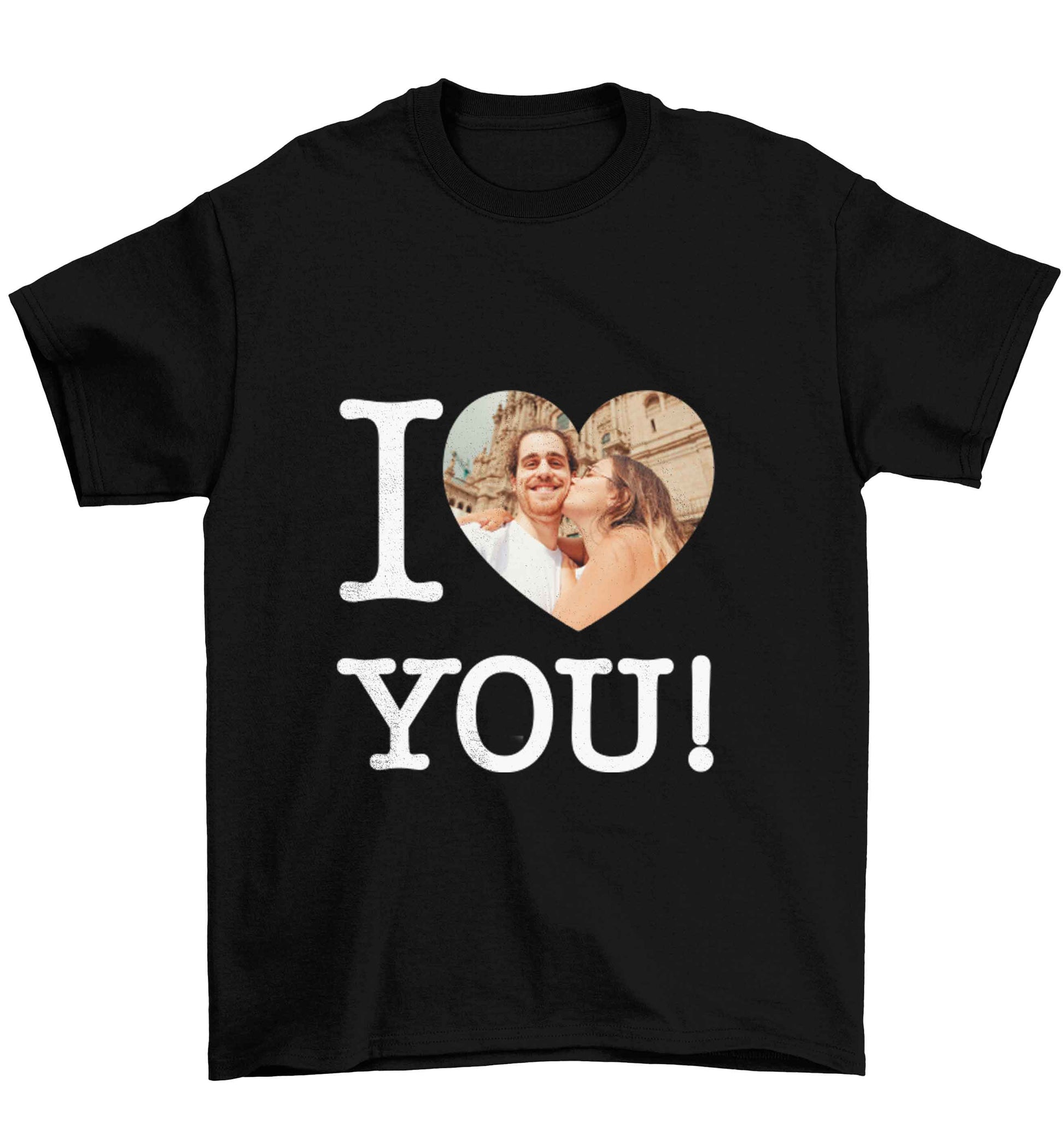 I love you Children's black Tshirt 12-13 Years