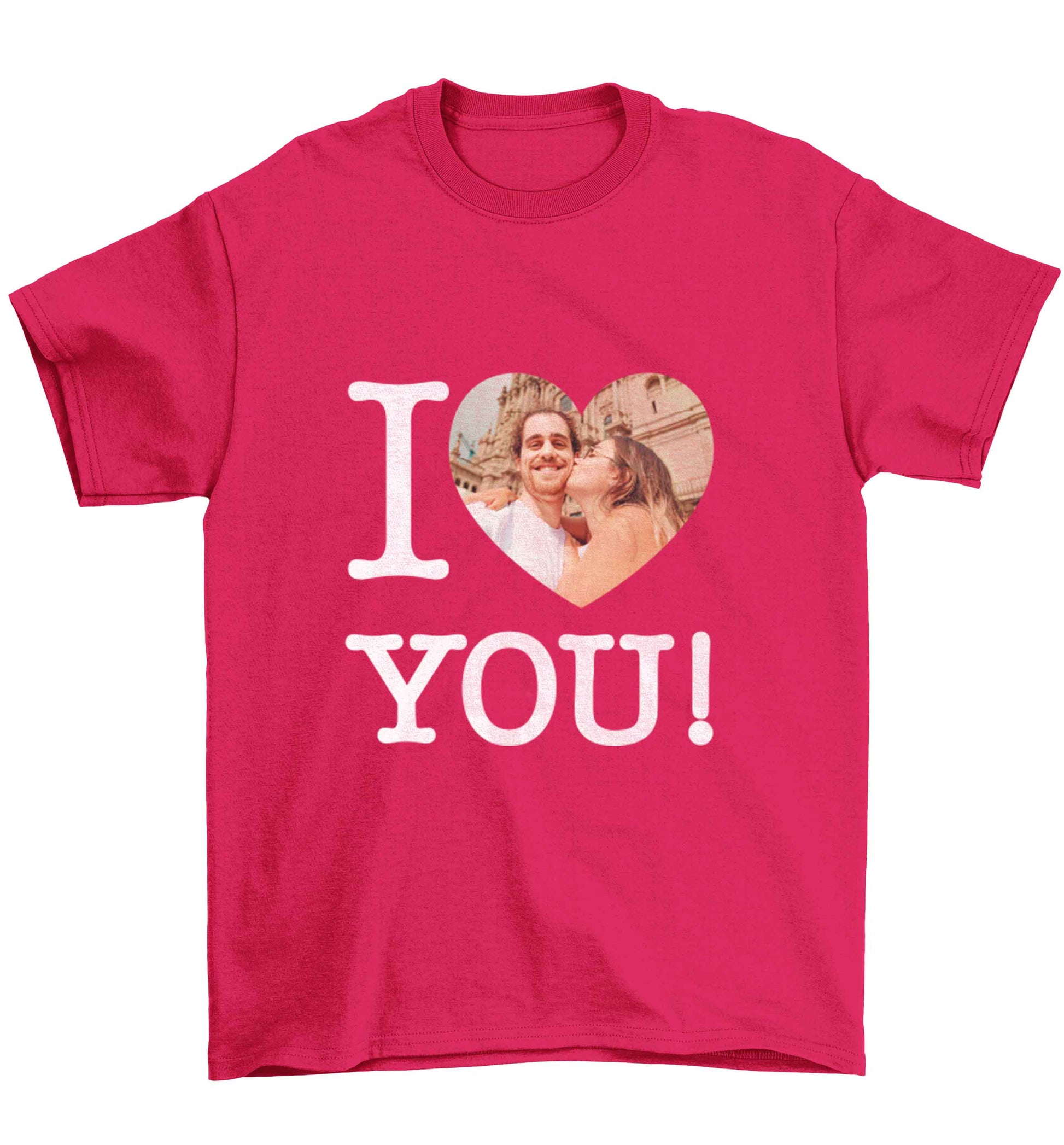 I love you Children's pink Tshirt 12-13 Years