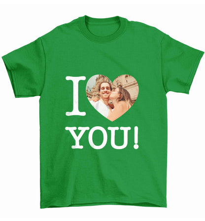 I love you Children's green Tshirt 12-13 Years