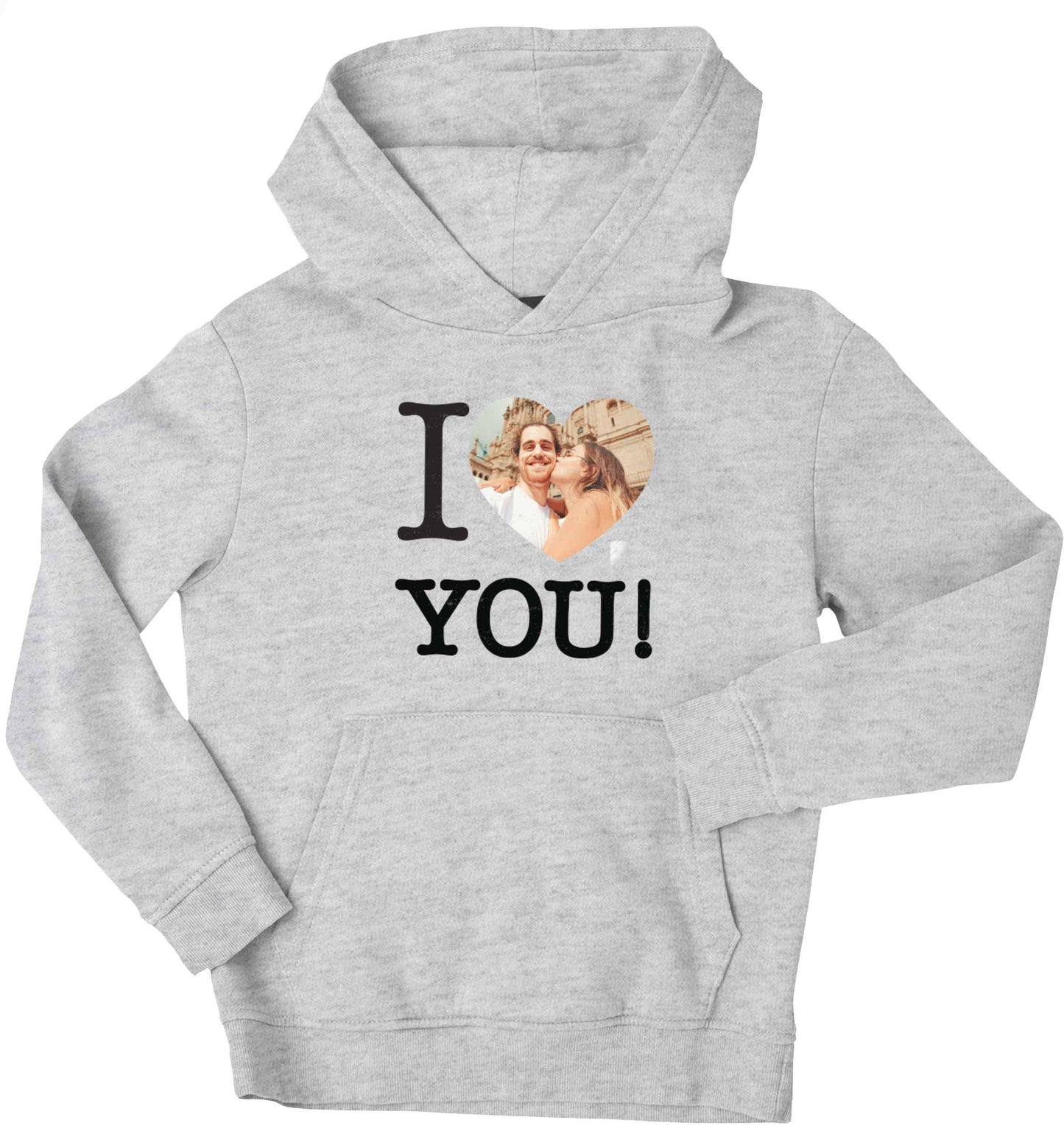 I love you children's grey hoodie 12-13 Years