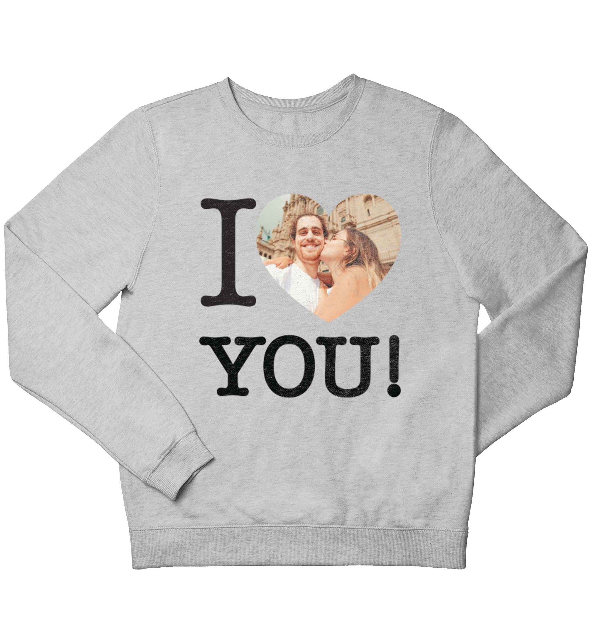 I love you children's grey sweater 12-13 Years