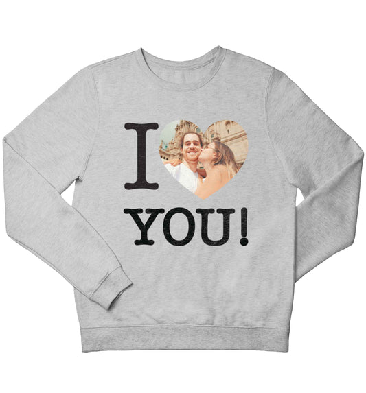 I love you children's grey sweater 12-13 Years