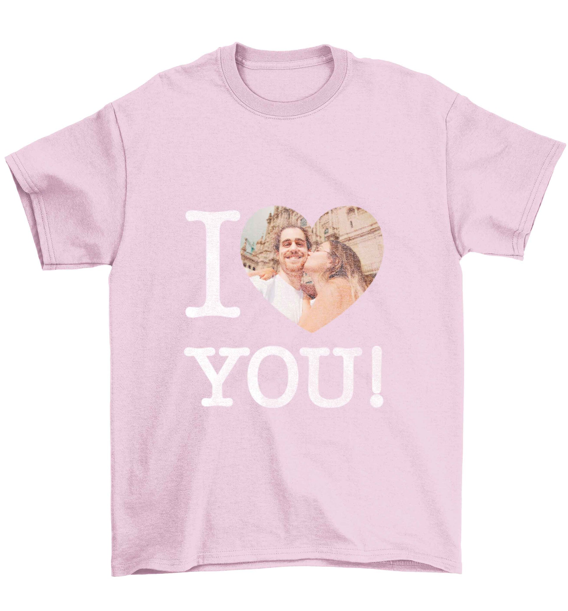 I love you Children's light pink Tshirt 12-13 Years