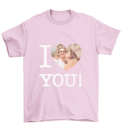 I love you Children's light pink Tshirt 12-13 Years