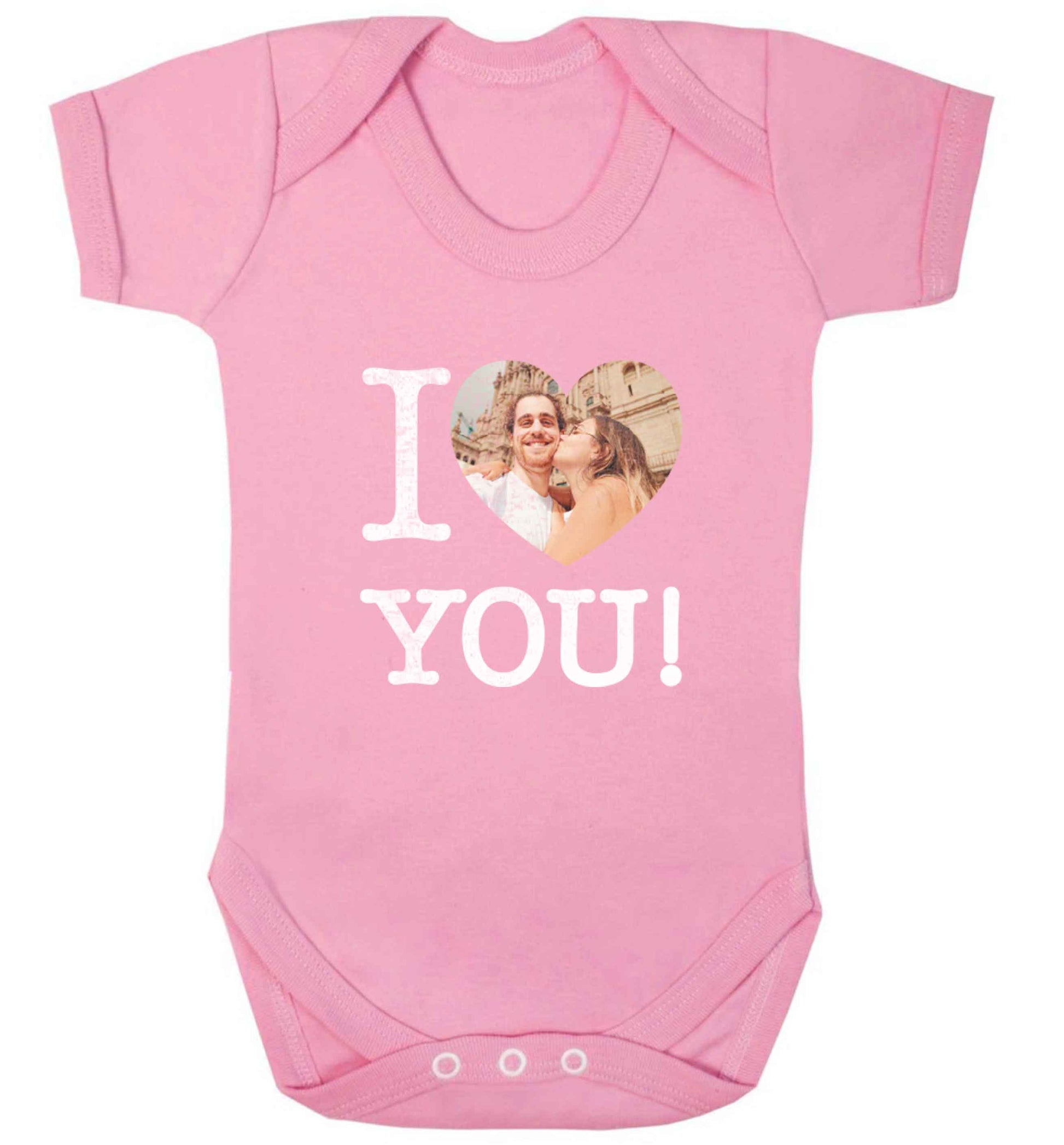 I love you baby vest pale pink 18-24 months
