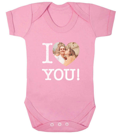 I love you baby vest pale pink 18-24 months
