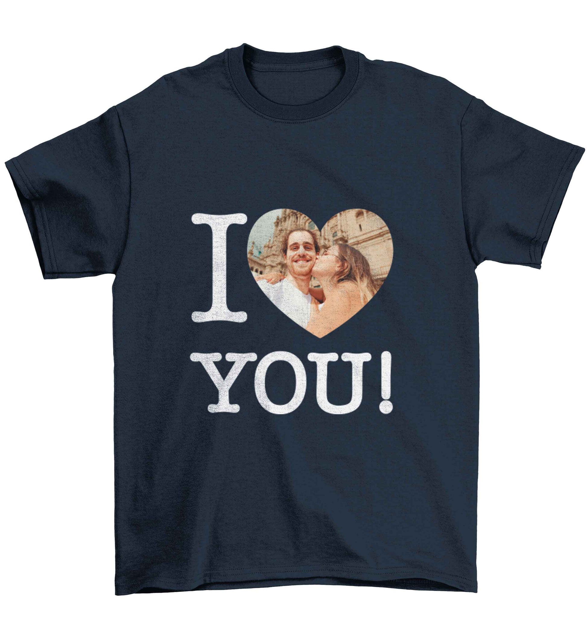 I love you Children's navy Tshirt 12-13 Years