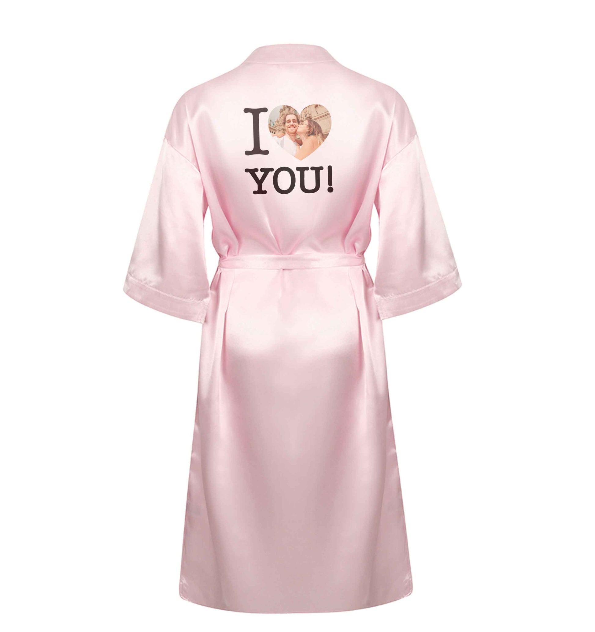 I love you XL/XXL pink ladies dressing gown size 16/18