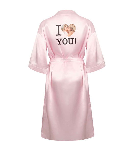 I love you XL/XXL pink ladies dressing gown size 16/18