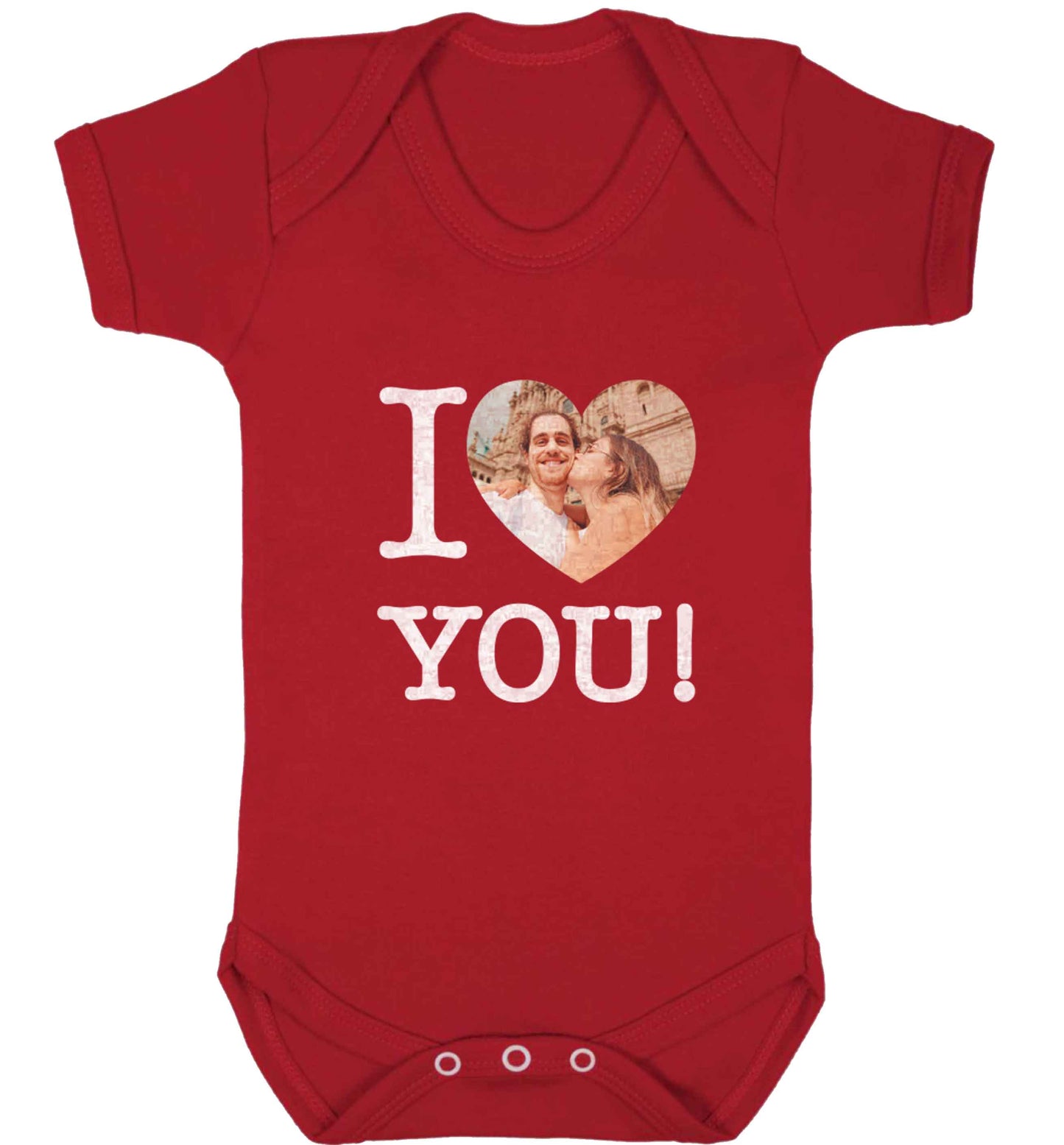 I love you baby vest red 18-24 months