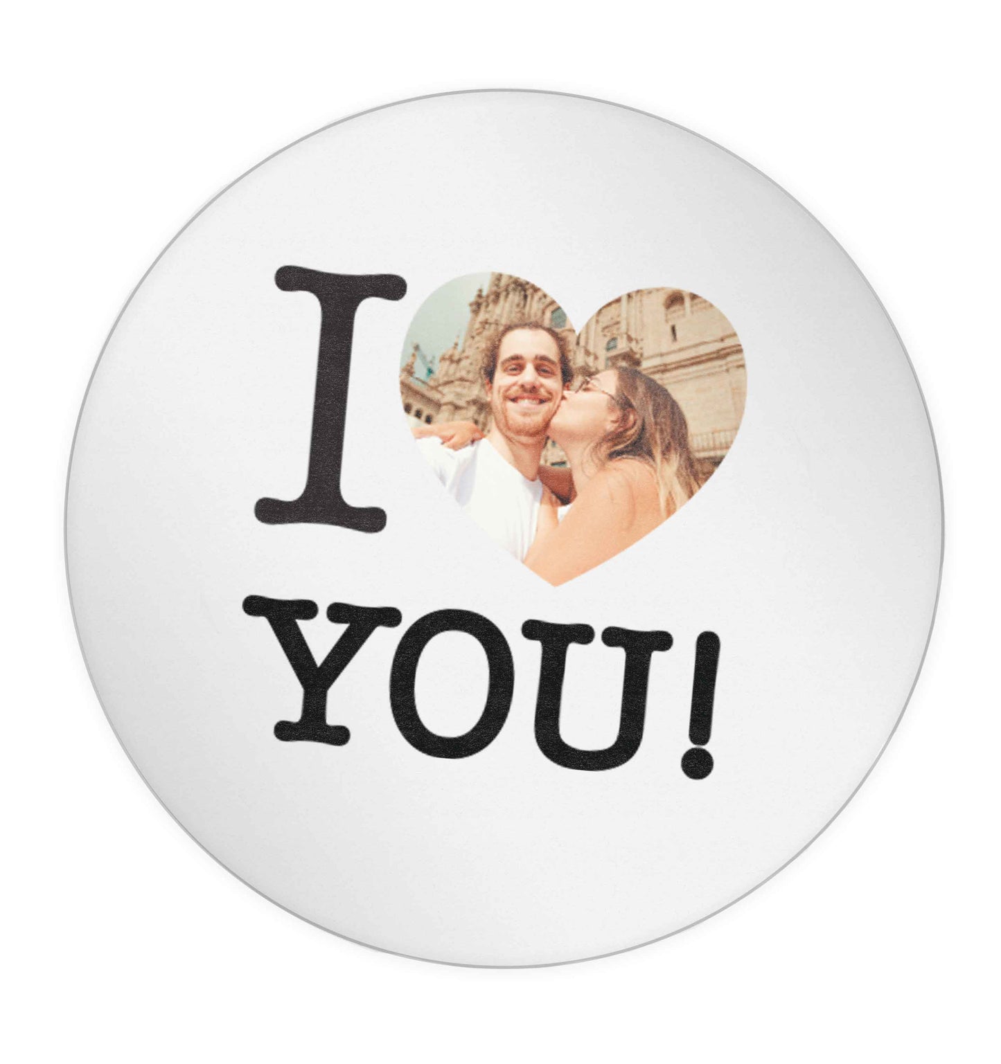 I love you 24 @ 45mm matt circle stickers