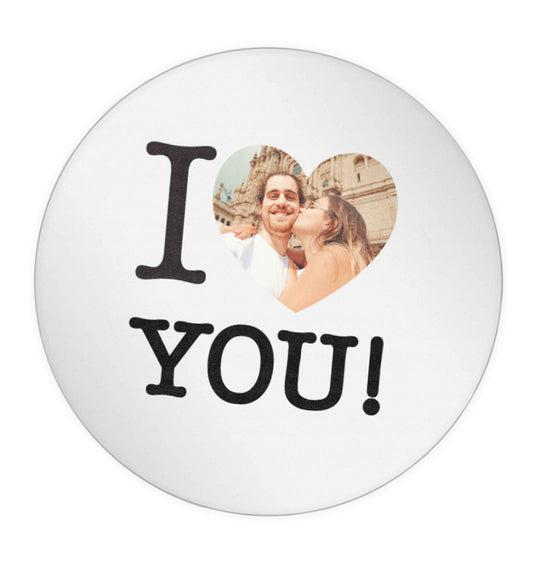 I love you 24 @ 45mm matt circle stickers
