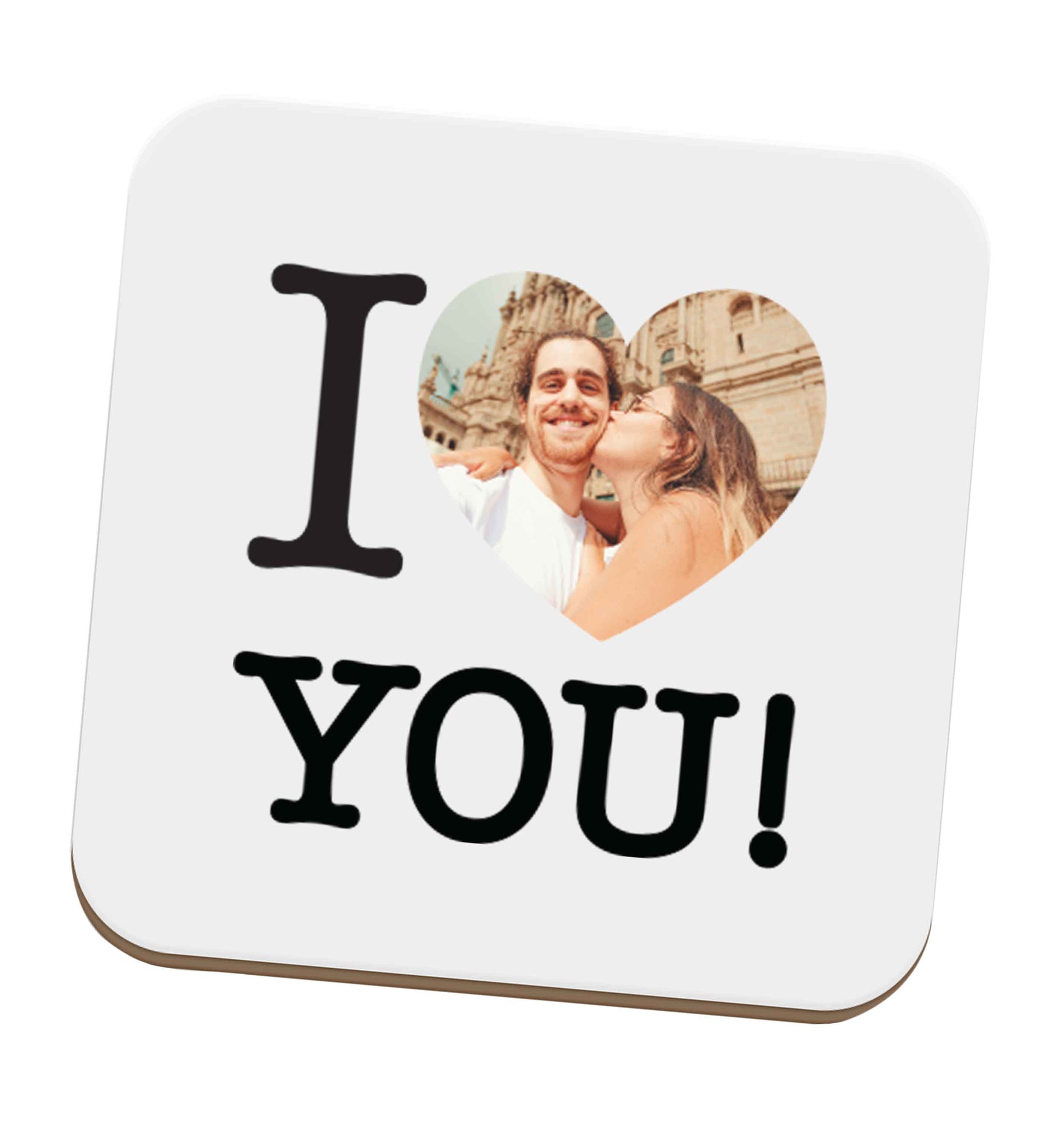 I love you set of four coasters