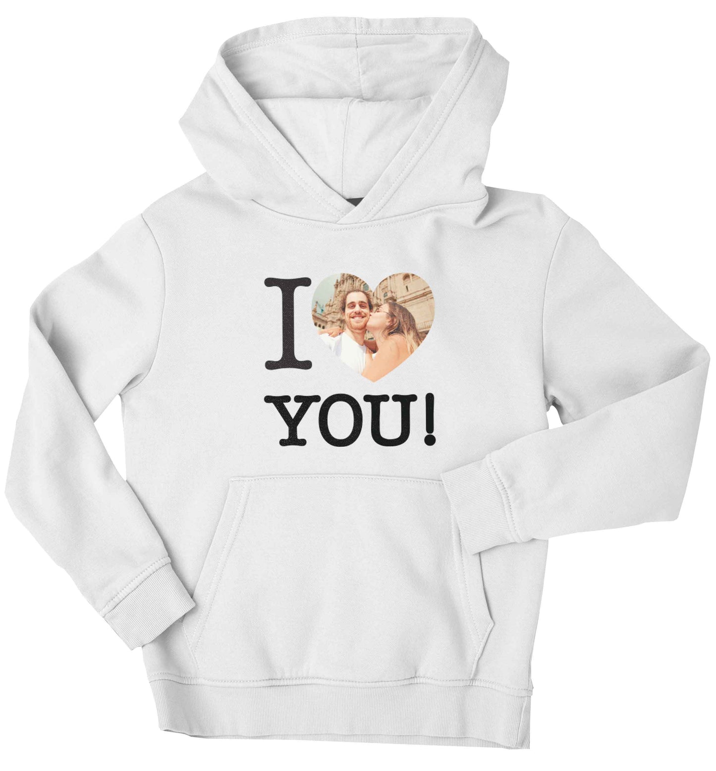 I love you children's white hoodie 12-13 Years