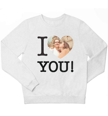 I love you children's white sweater 12-13 Years