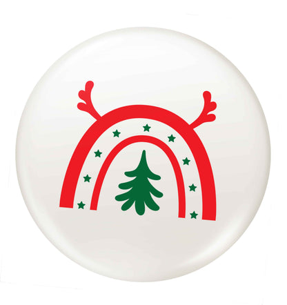 Christmas rainbow small 25mm Pin badge