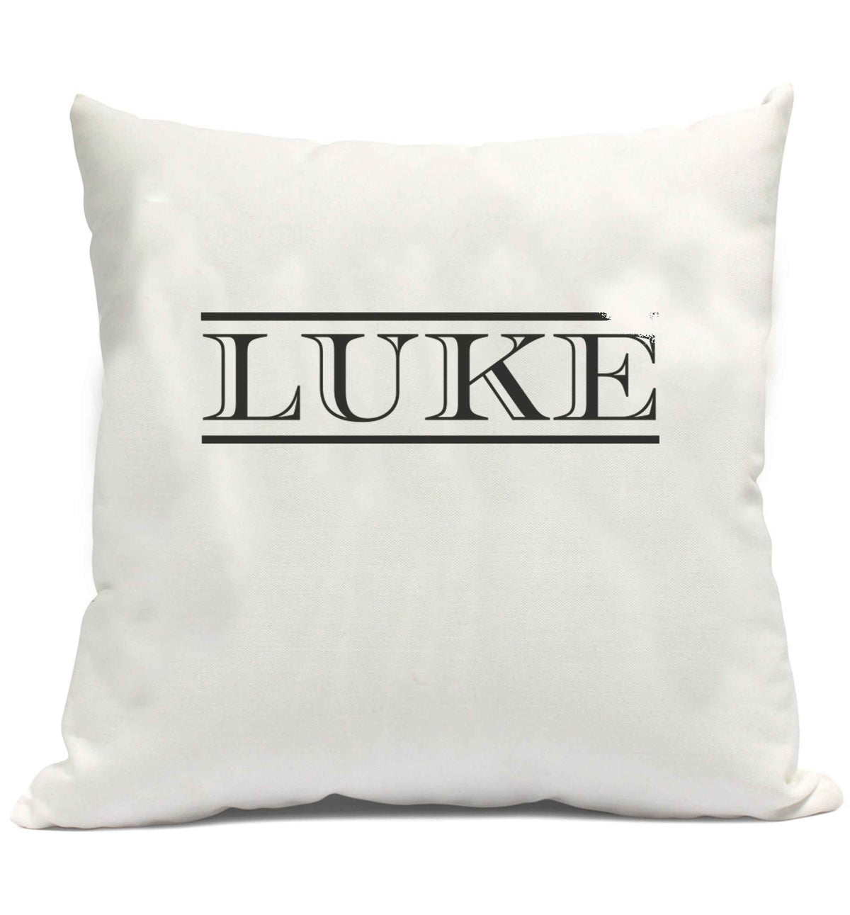 Personalised name cushion cover and filling