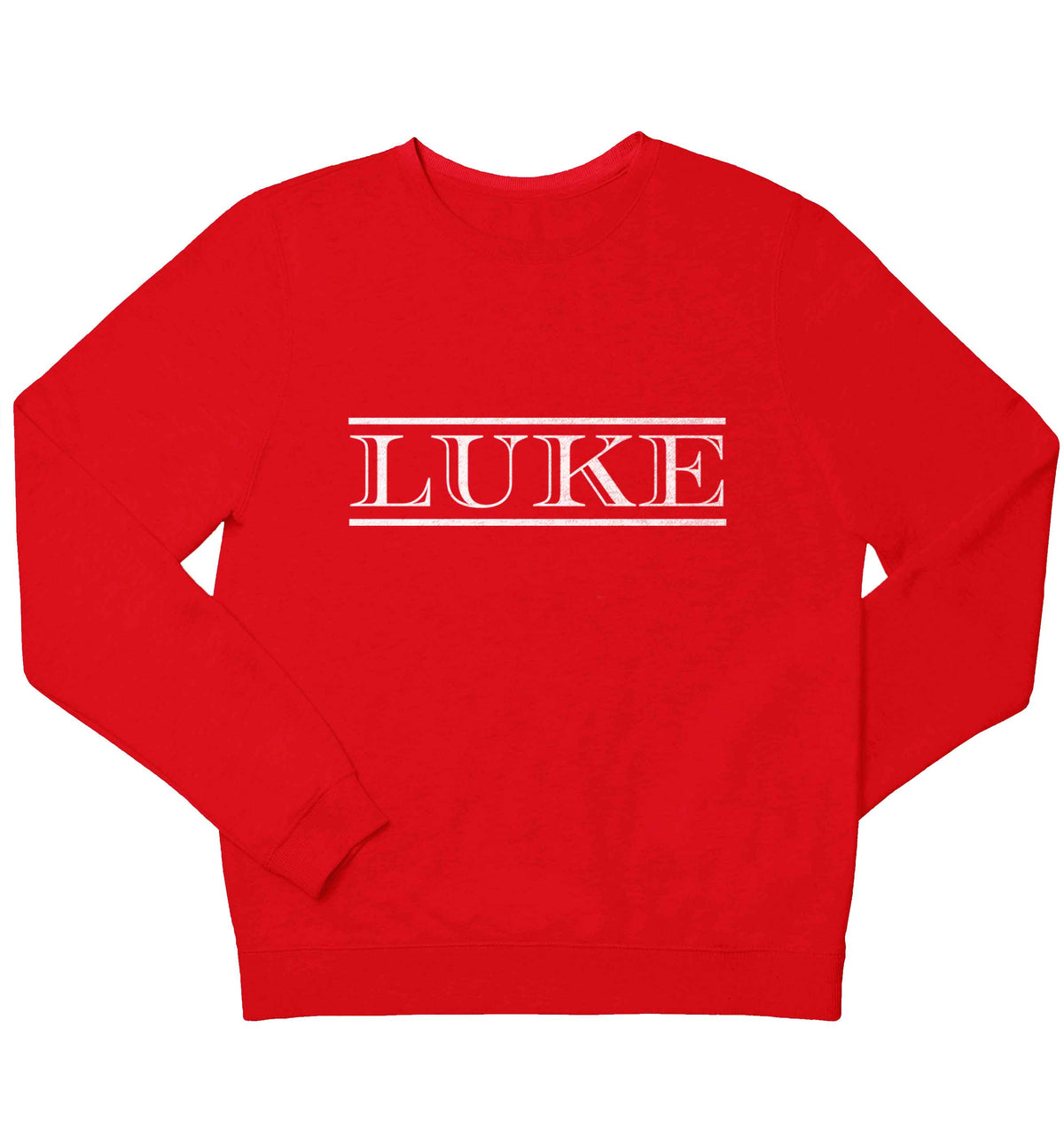 Personalised name children's grey sweater 12-13 Years