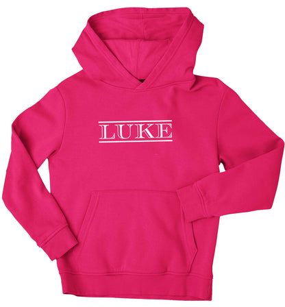 Personalised name children's pink hoodie 12-13 Years