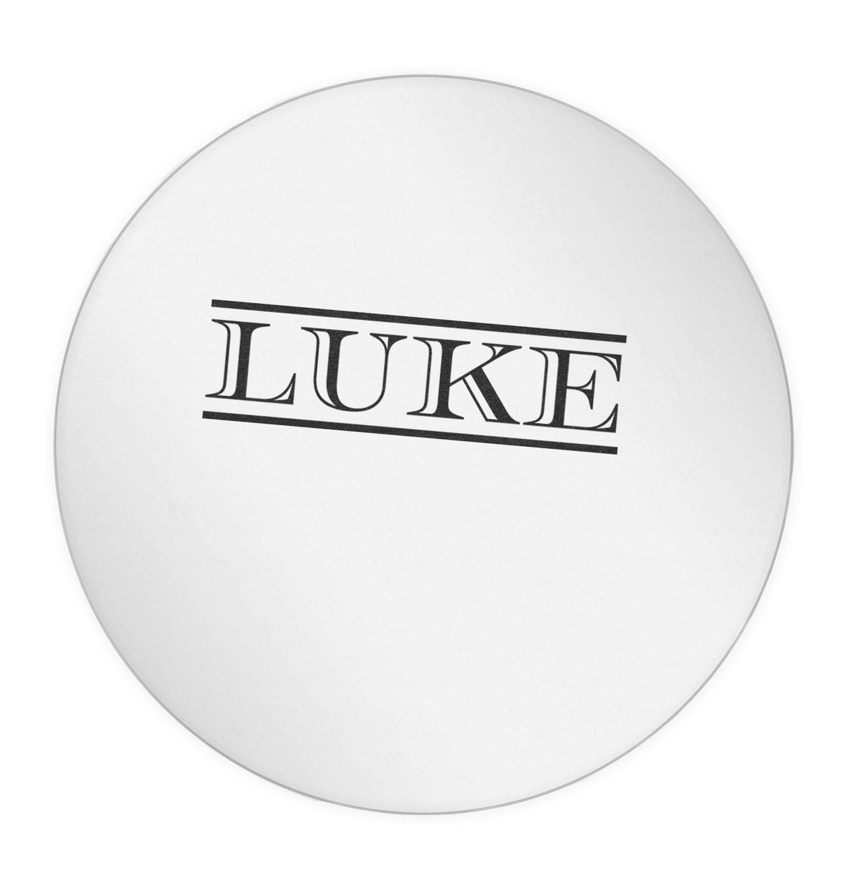 Personalised name 24 @ 45mm matt circle stickers