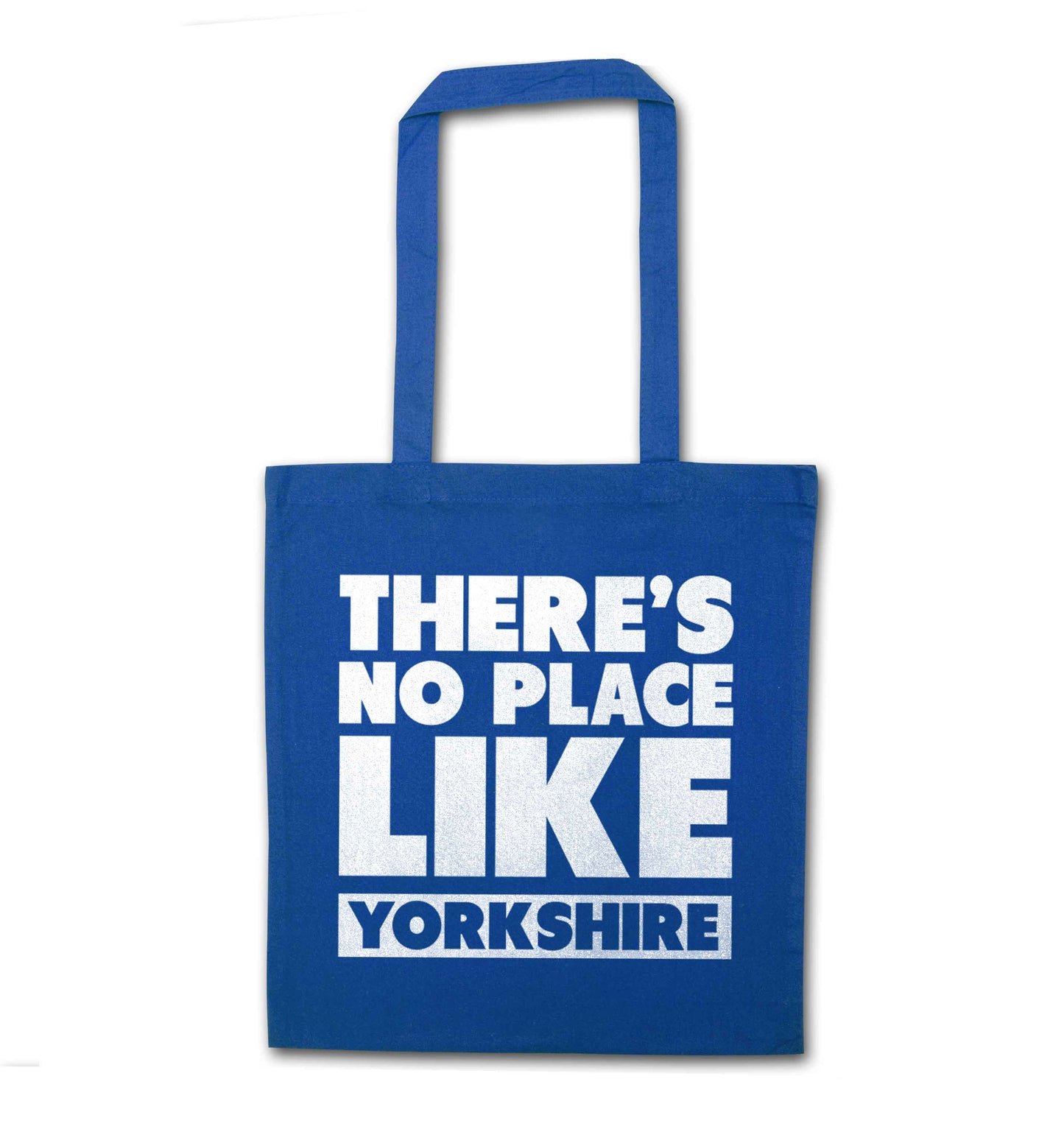 There's no place like Yorkshire blue tote bag