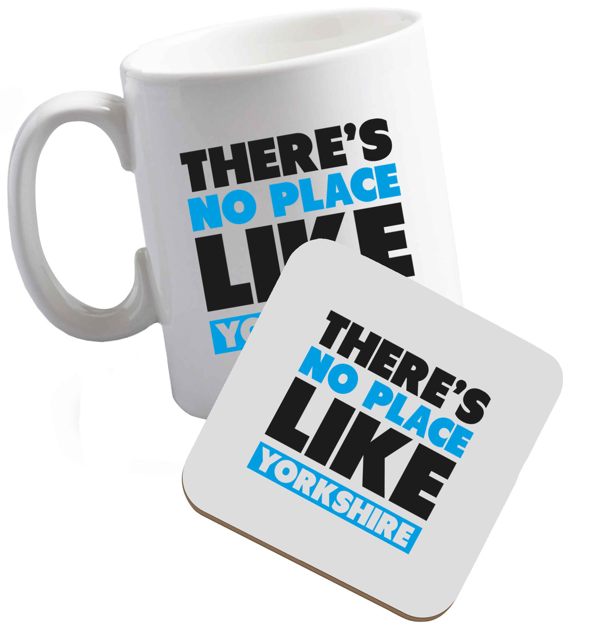 10 oz Tis The Season to Drink Whisky ceramic mug and coaster set right handed