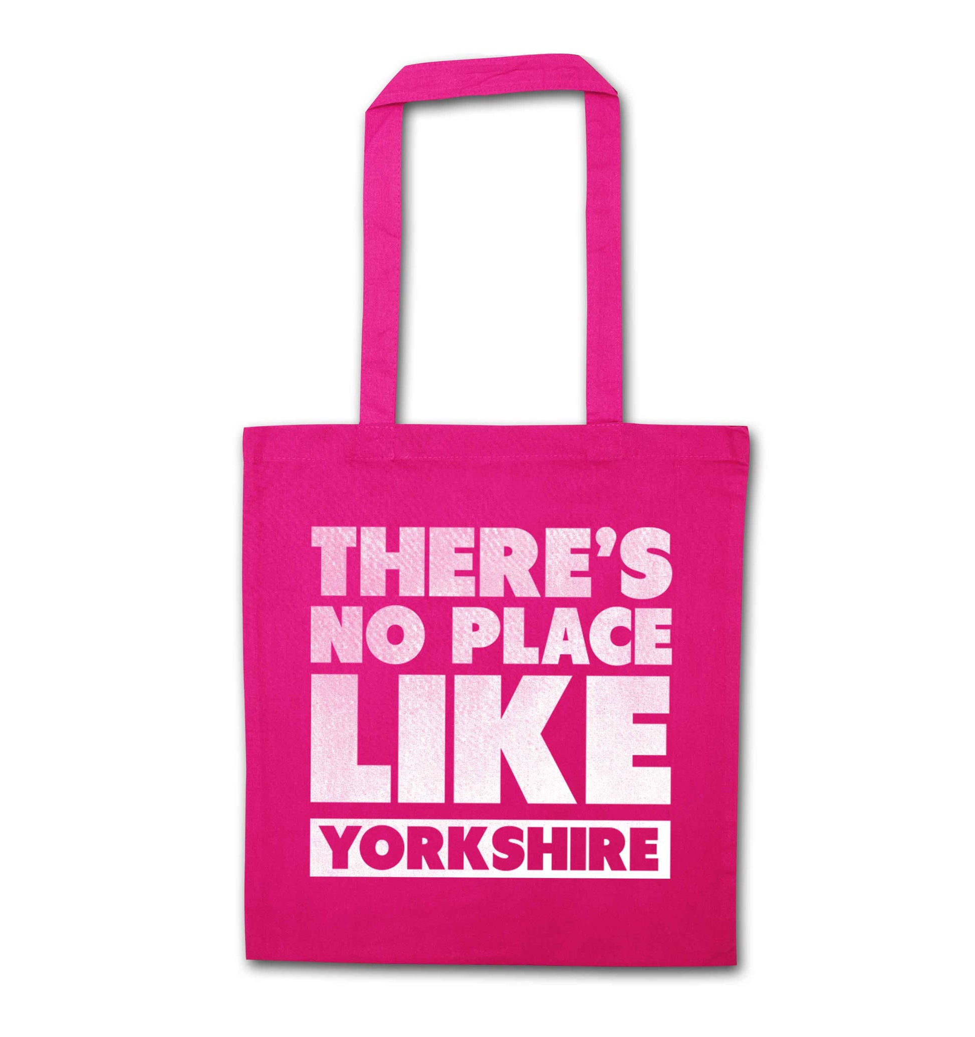 There's no place like Yorkshire pink tote bag