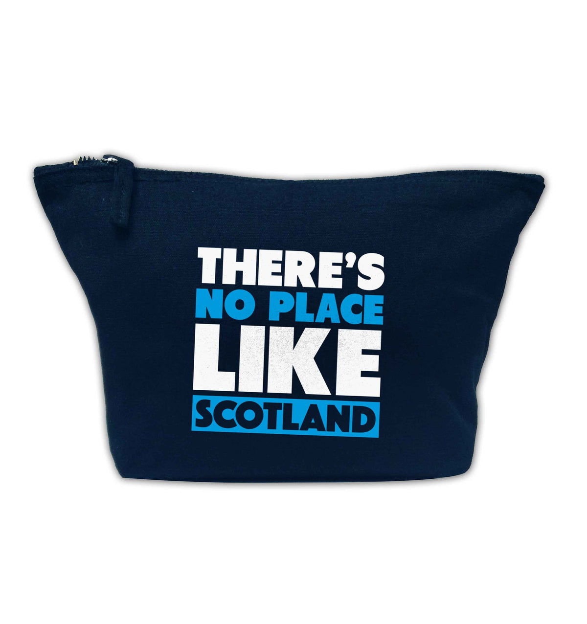 There's no place like Scotland navy makeup bag