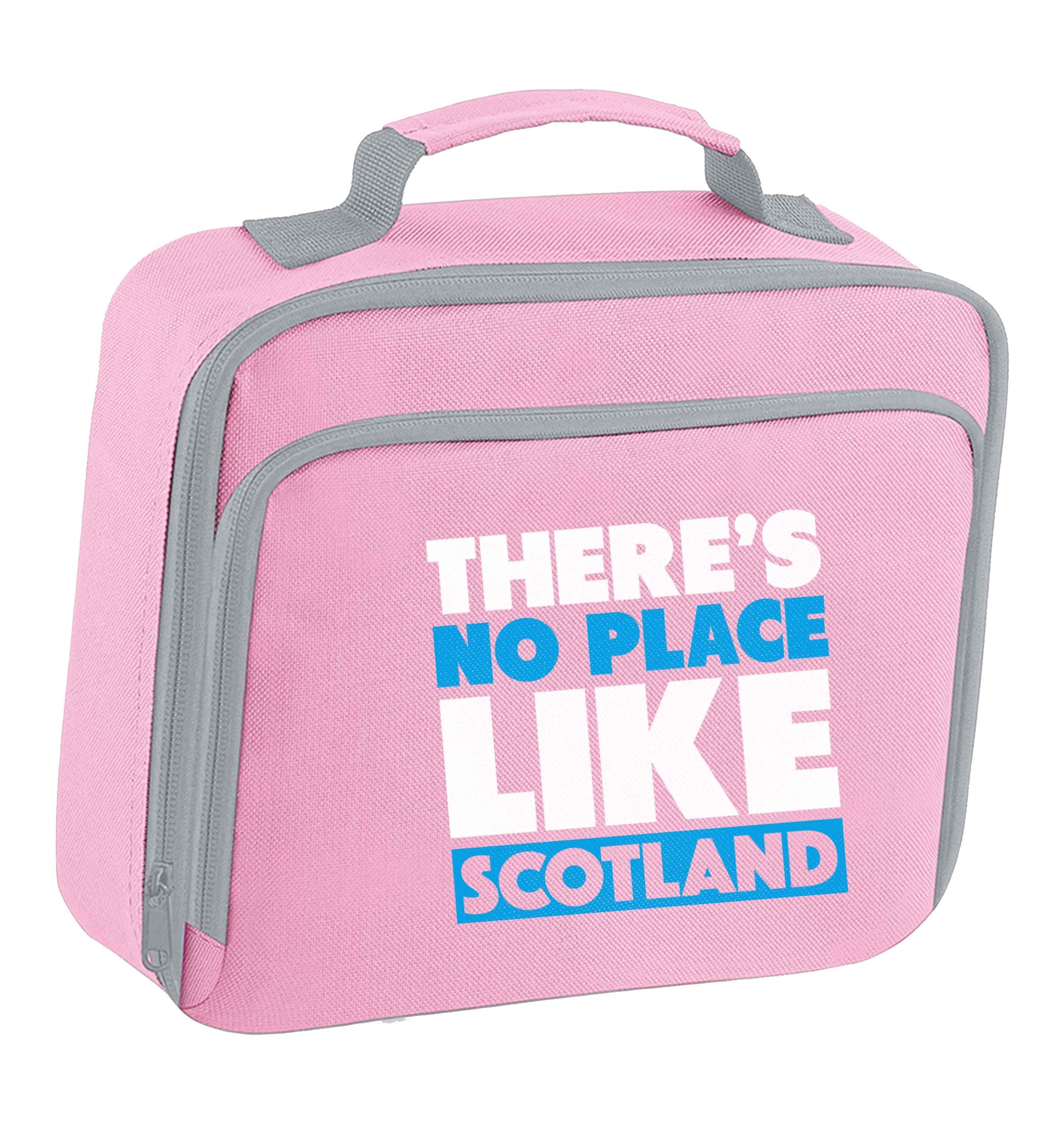 There's no place like Scotland insulated pink lunch bag cooler