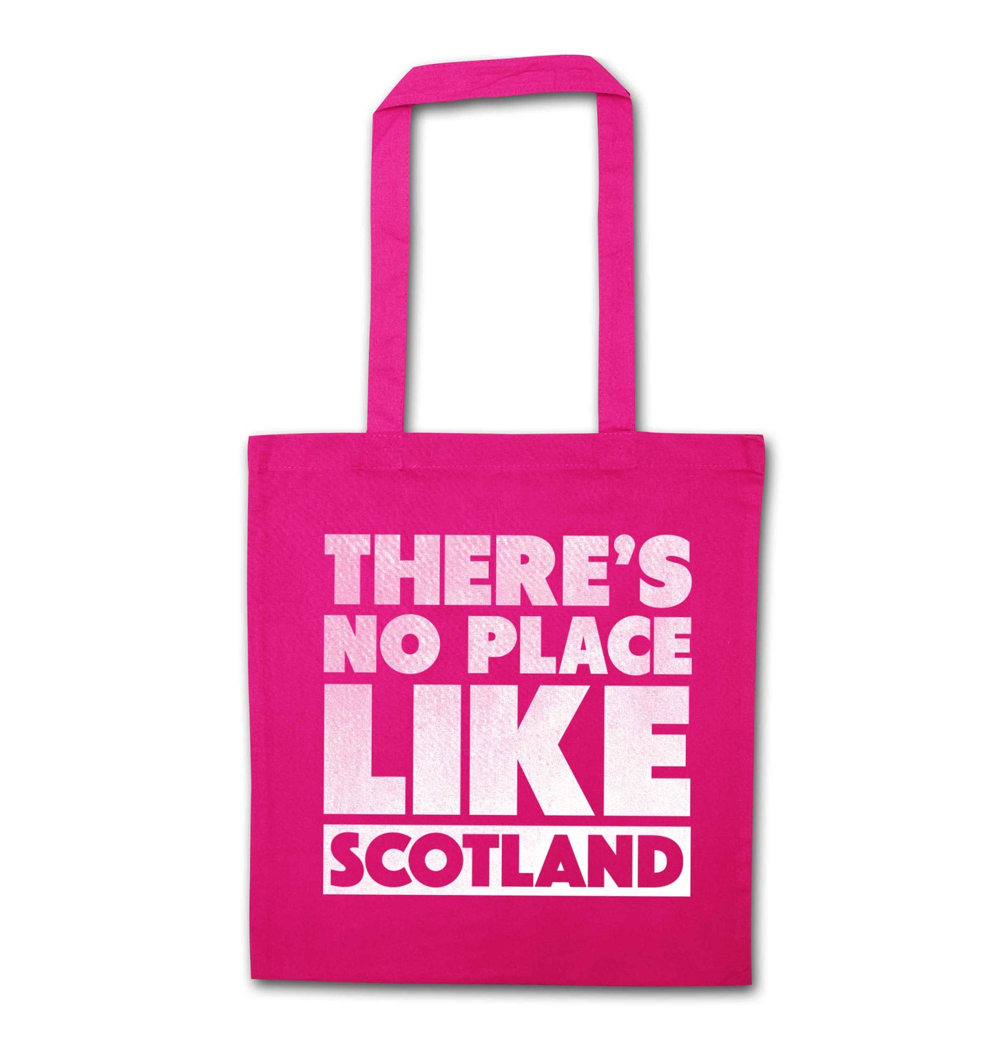 There's no place like Scotland pink tote bag