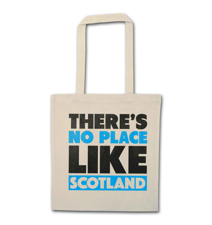 There's no place like Scotland natural tote bag