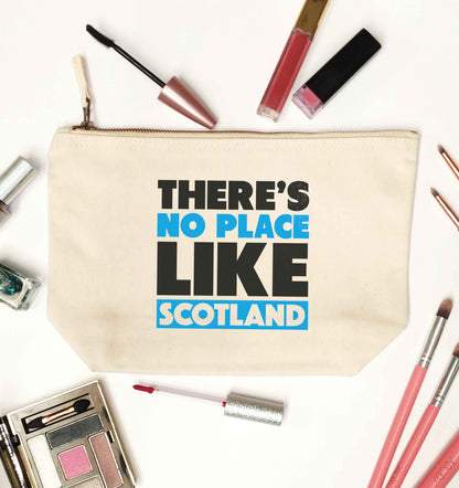 There's no place like Scotland natural makeup bag