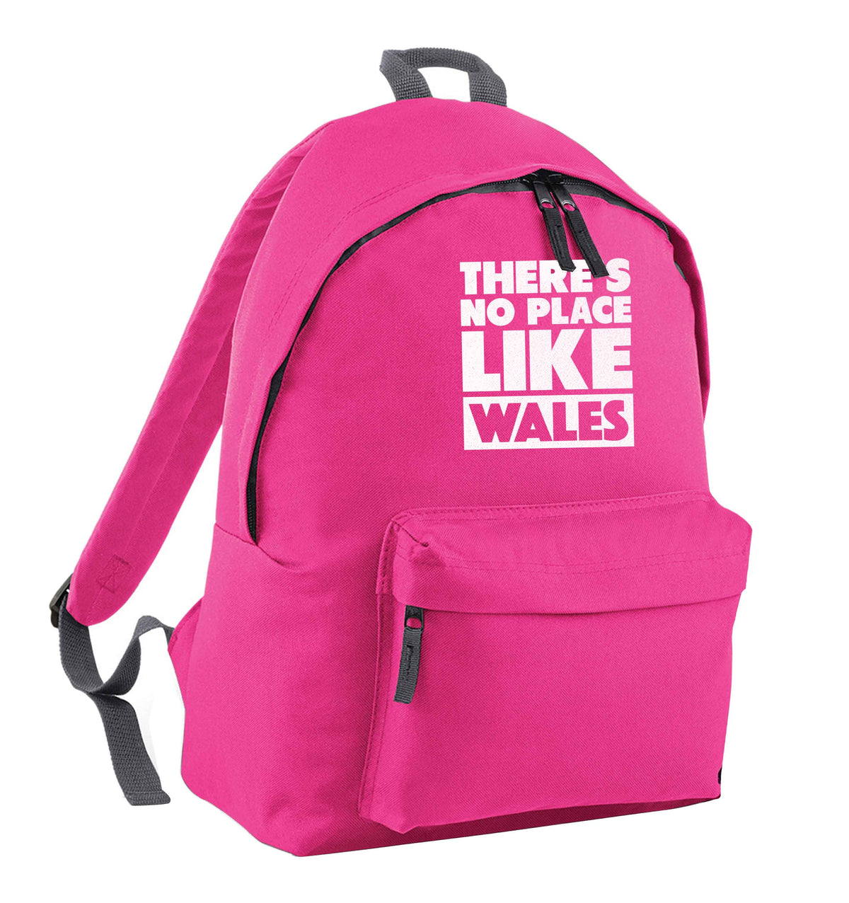 There's no place like Wales pink adults backpack