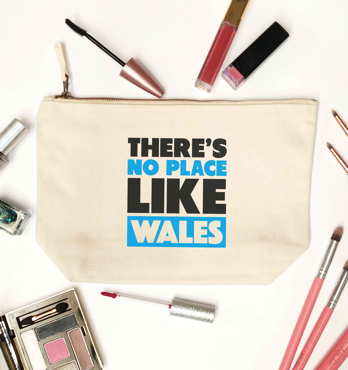 There's no place like Wales natural makeup bag
