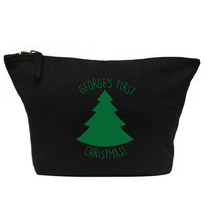 Personalised it's my first Christmas - tree | Makeup / wash bag