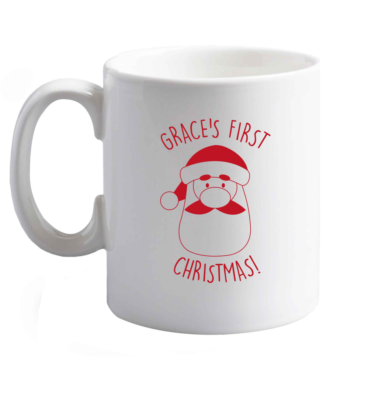 10 oz Favourite Type Pan Pancake ceramic mug right handed