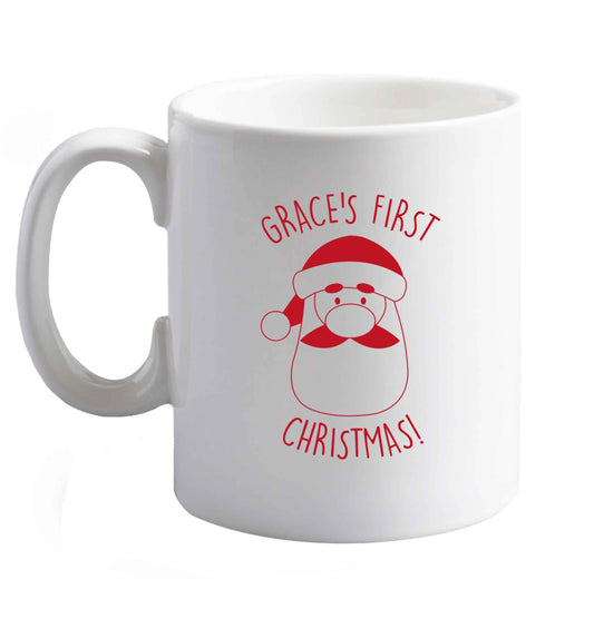 10 oz Favourite Type Pan Pancake ceramic mug right handed