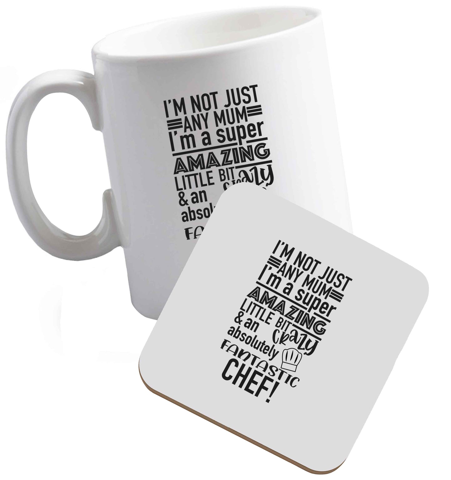 10 oz Tis The Season to Drink Whisky ceramic mug and coaster set right handed