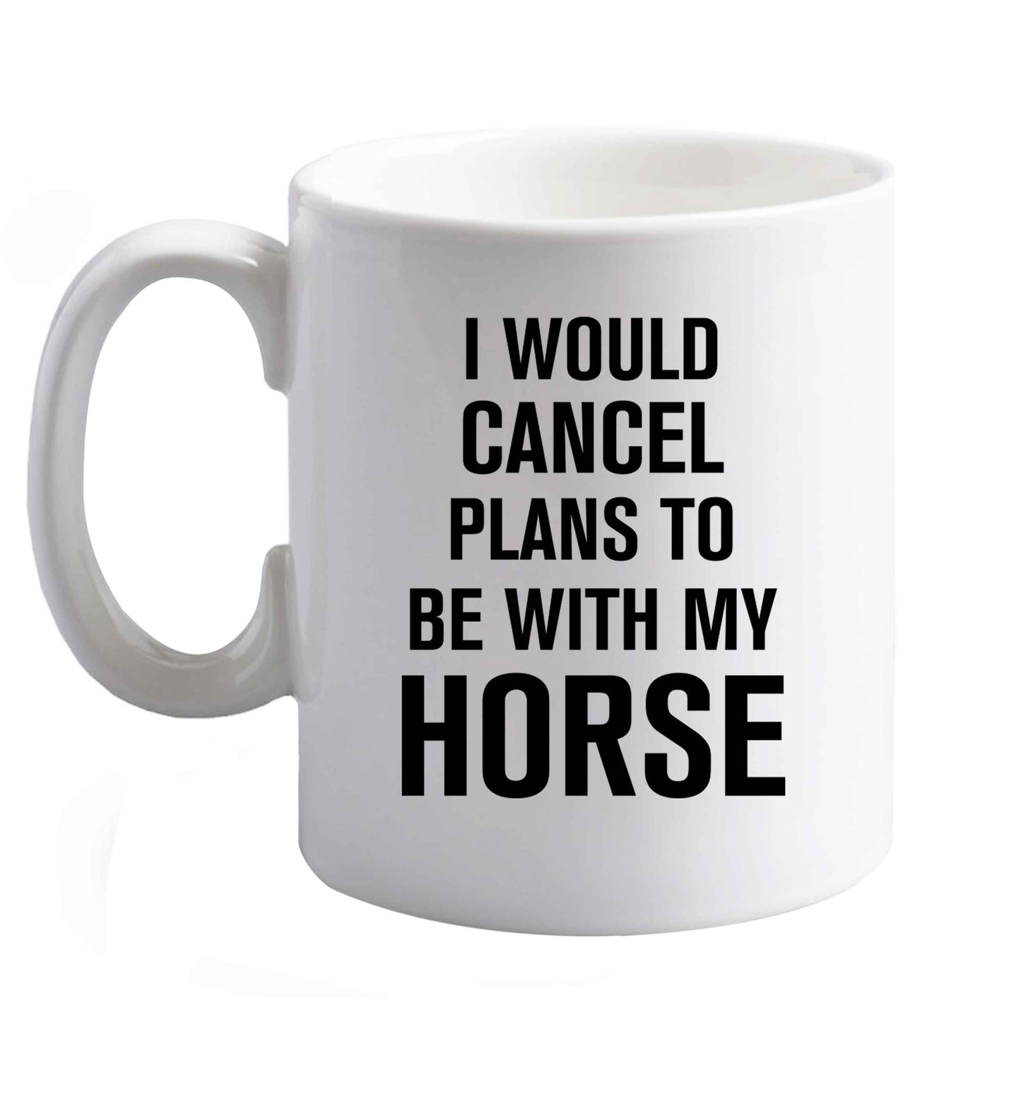 10 oz Favourite Type Pan Pancake ceramic mug right handed