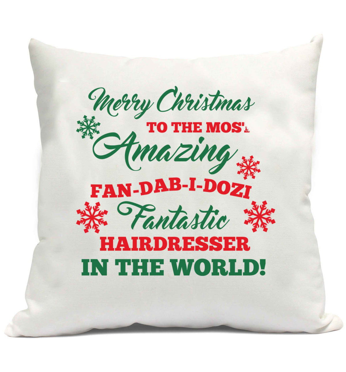 Merry Christmas to the most amazing dental assistant in the world! cushion cover and filling