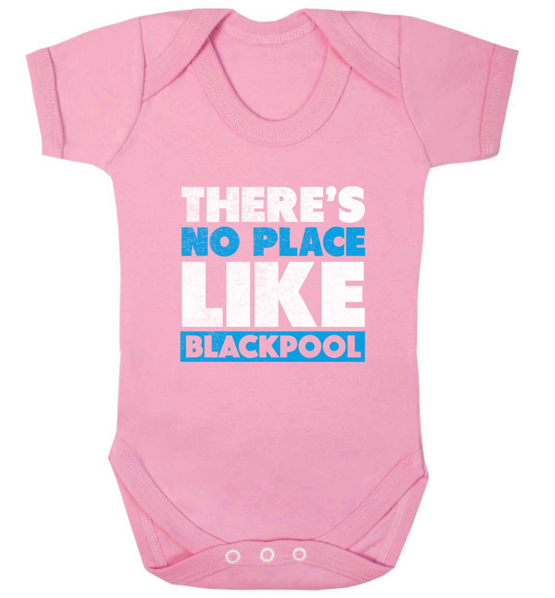 There's no place like Blackpool baby vest pale pink 18-24 months