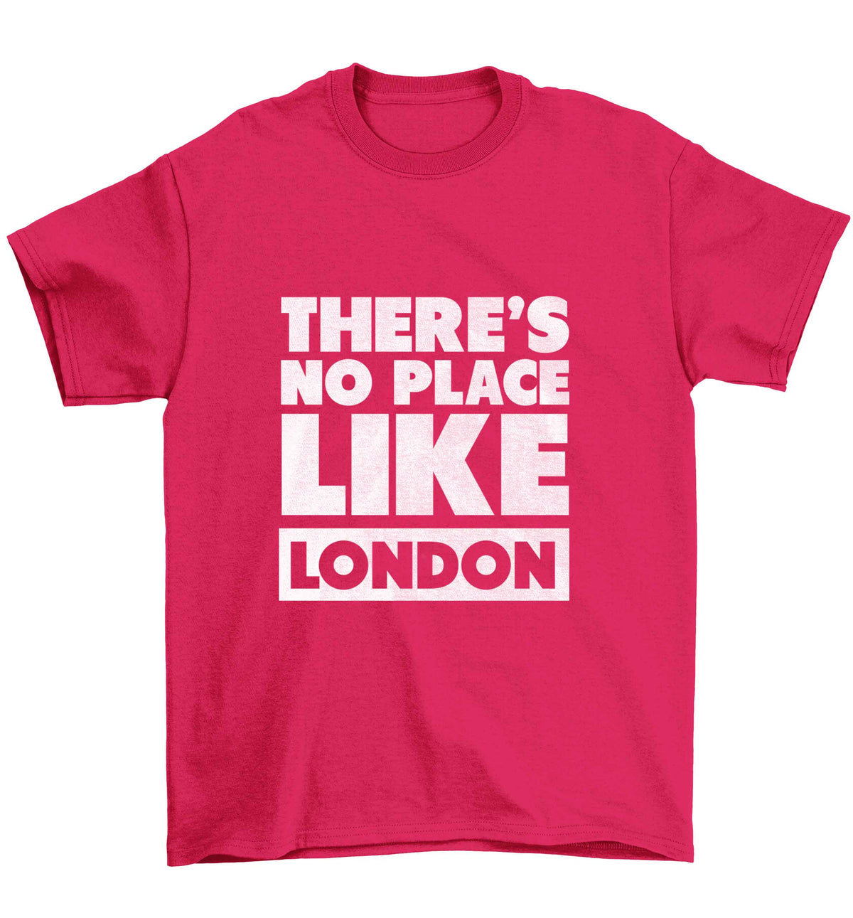 There's no place like England Children's pink Tshirt 12-13 Years