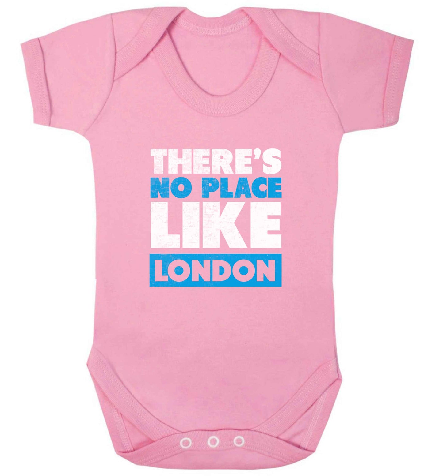 There's no place like England baby vest pale pink 18-24 months