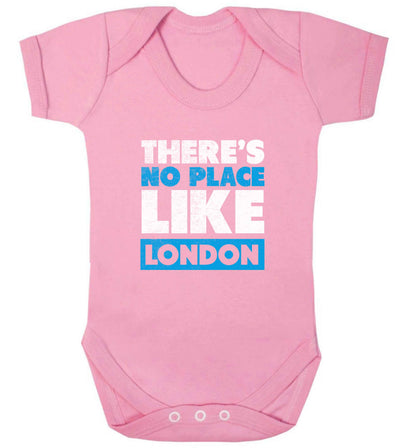 There's no place like England baby vest pale pink 18-24 months