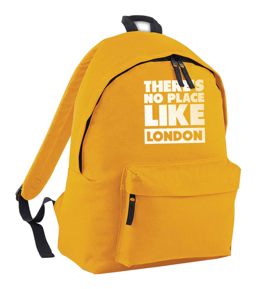 There's no place like England mustard adults backpack