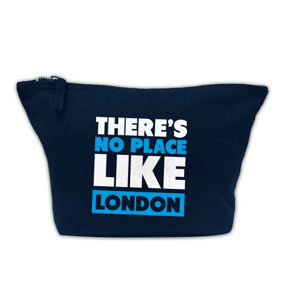 There's no place like England navy makeup bag