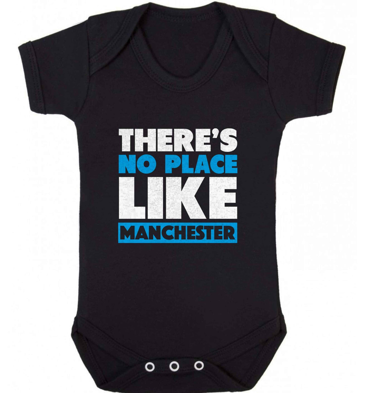 There's no place like Manchester baby vest black 18-24 months